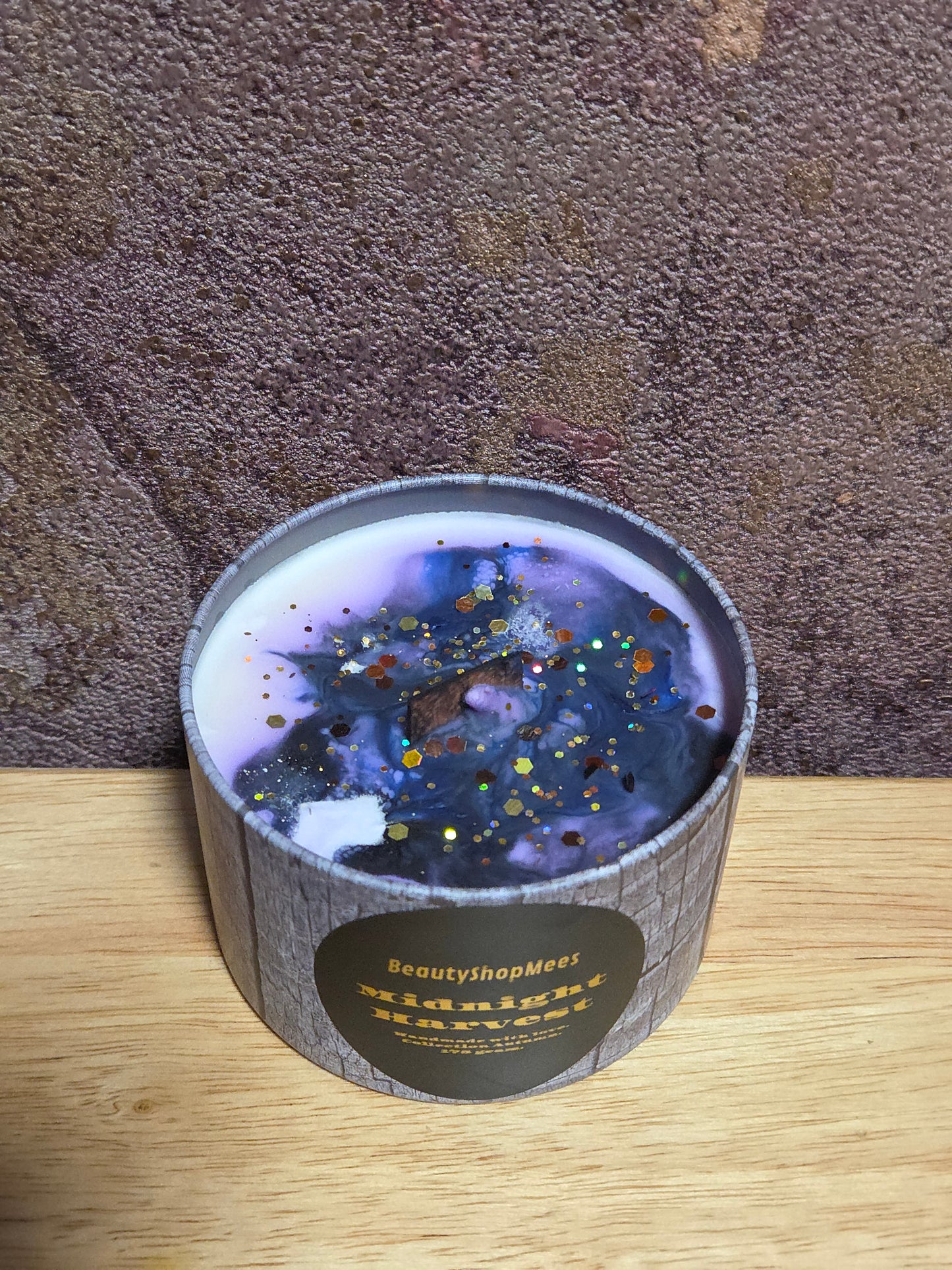 Midnight Harvest Gray Candle – Kentucky Bourbon, Mahonie & Houtachtig