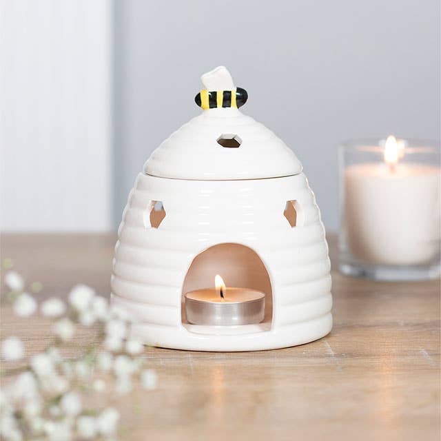 Witte bijenkorf geurbrander
