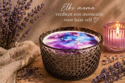 🌿 Mama’s Moment – Lavendel Soja Kaars