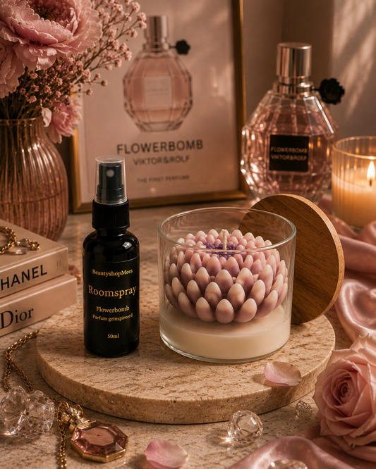 Dahlia Blush Kaars - Flowerbom