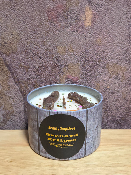 Orchard Eclipse Gray Candle – Appel, Bourbon, Kaneel & Sinaasappel