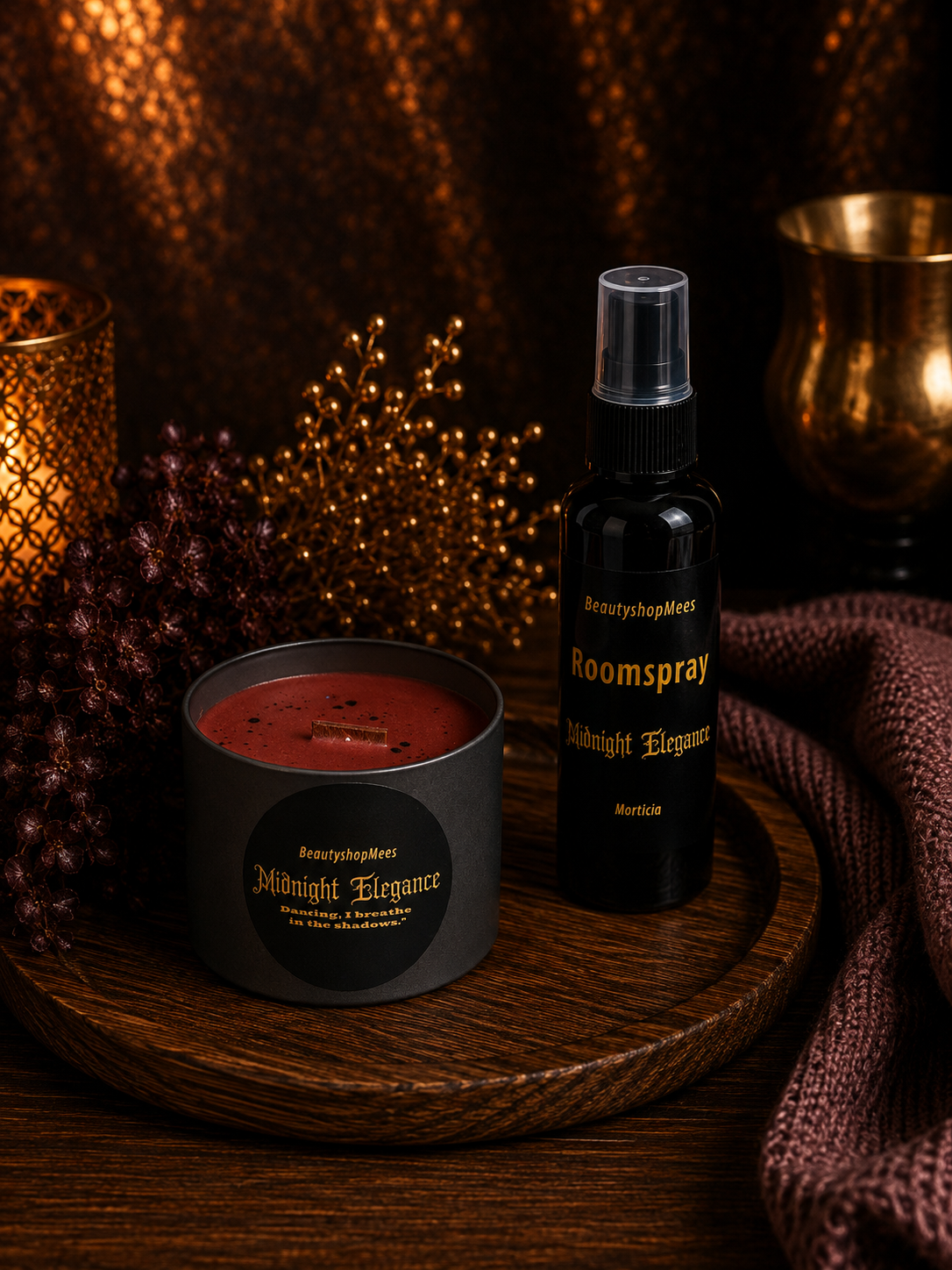 Morticia – Midnight Elegance Candle