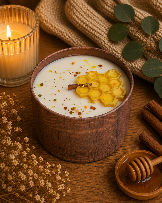 Amber Glow Brown – Vanille, Tonka & Rauwe Honingraat