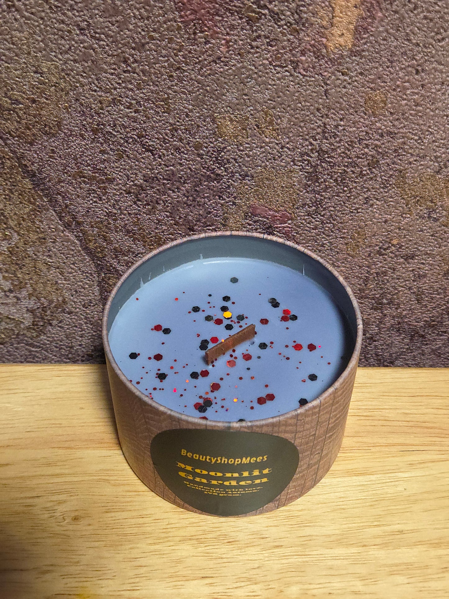 Moonlit Garden Brown Candle – Bergamot, Zwarte Thee & Betoverde Orchidee