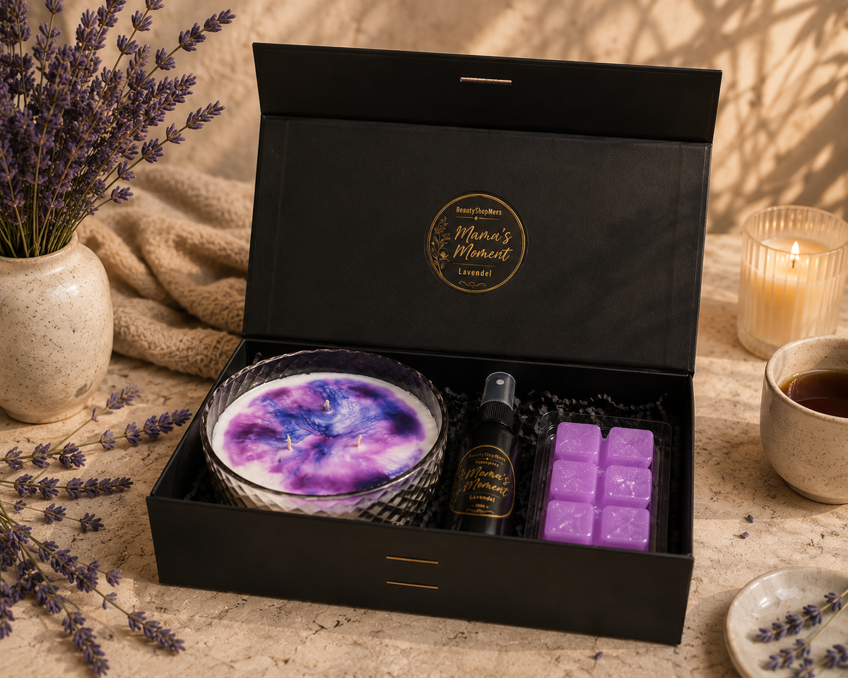 🌿 Mama’s Moment – Lavendel Cadeau Set