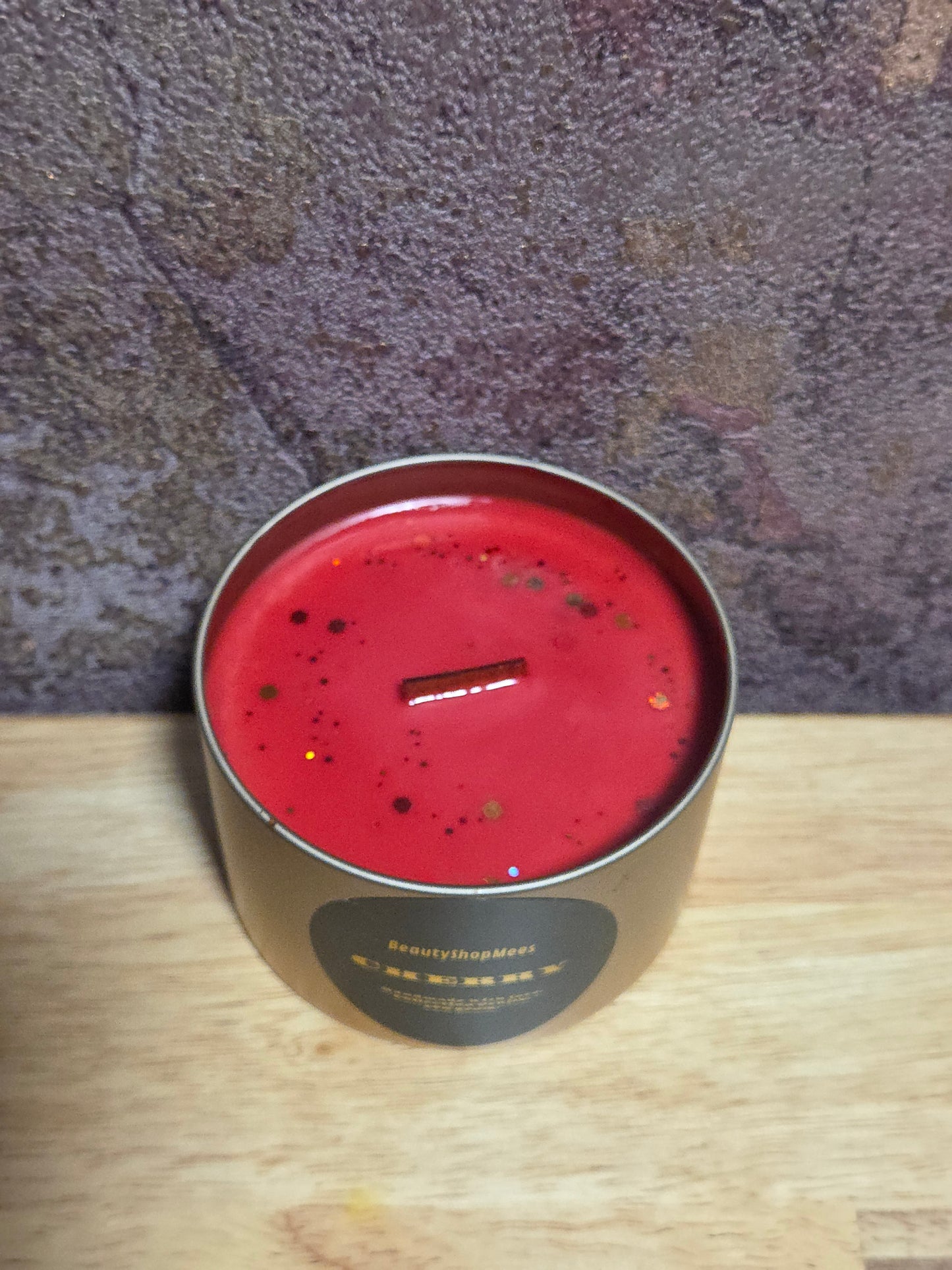 Gold Candle Cherry Candle