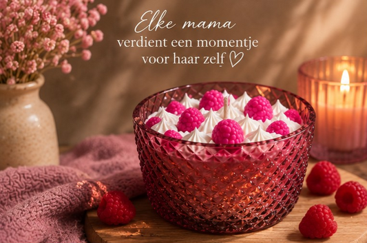 Mama’s Moment – Framboos Soja Kaars
