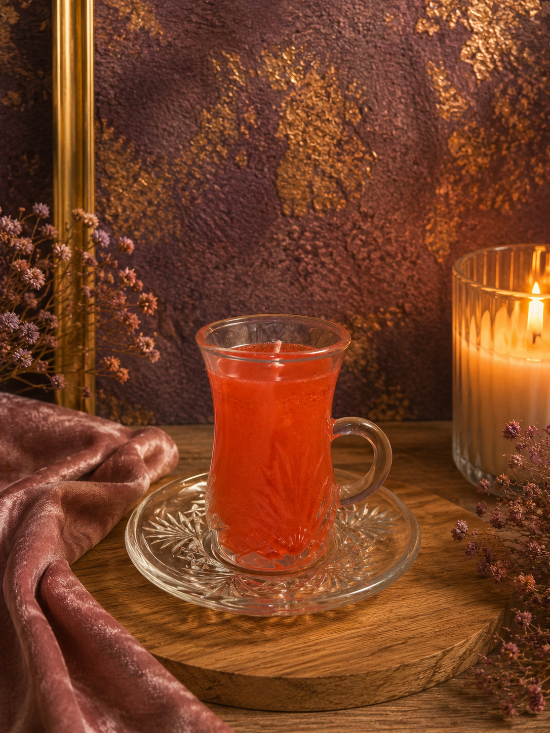 Aardbeien Thee Gel Kaars