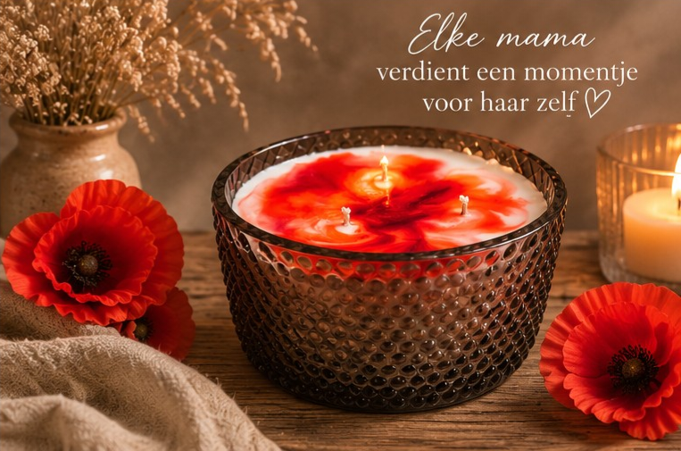 Mama’s Moment – Poppy Soja Kaars