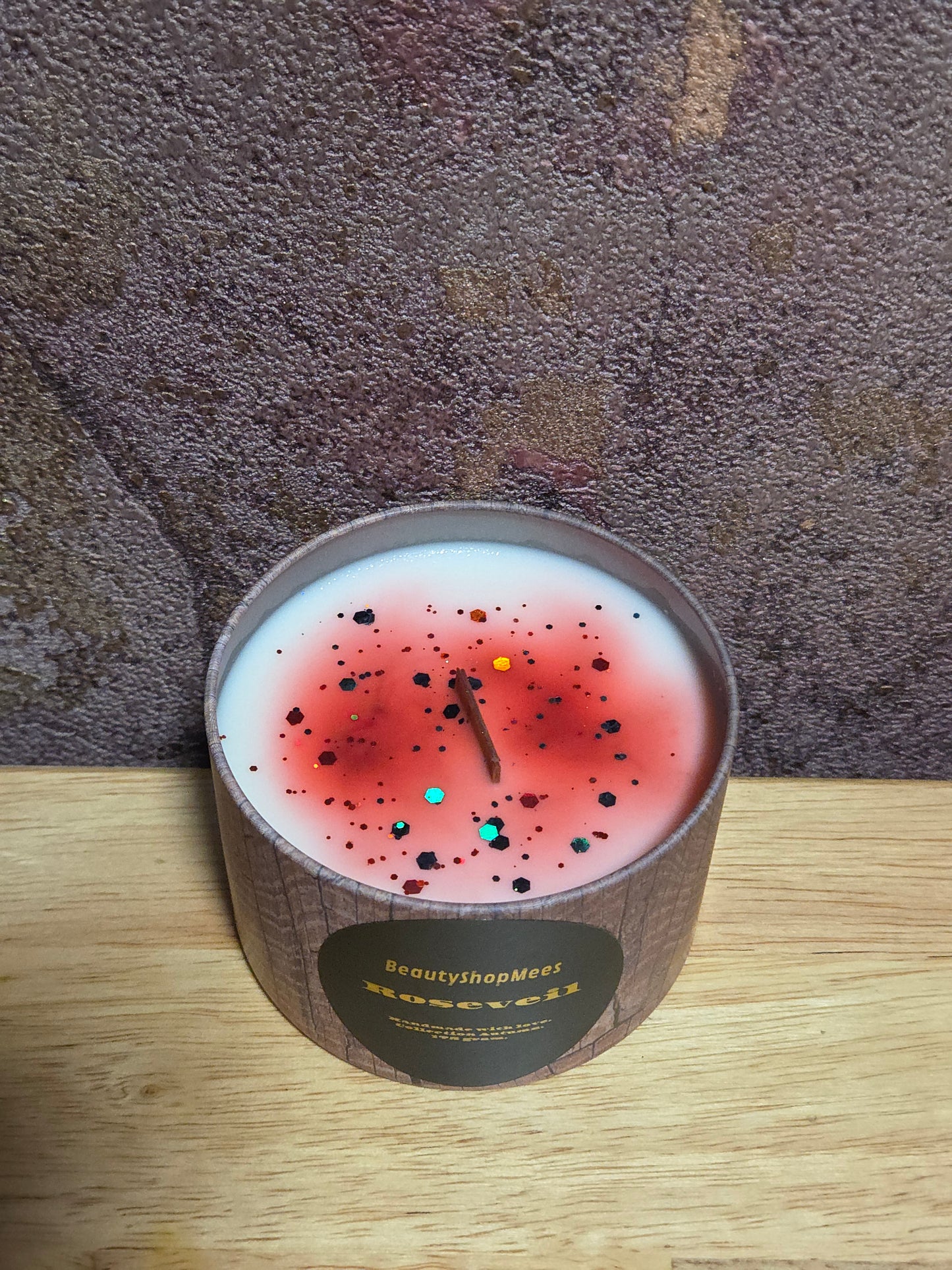 Roseveil Brown Candle – Fairy Tale Rose & Warme Vanille