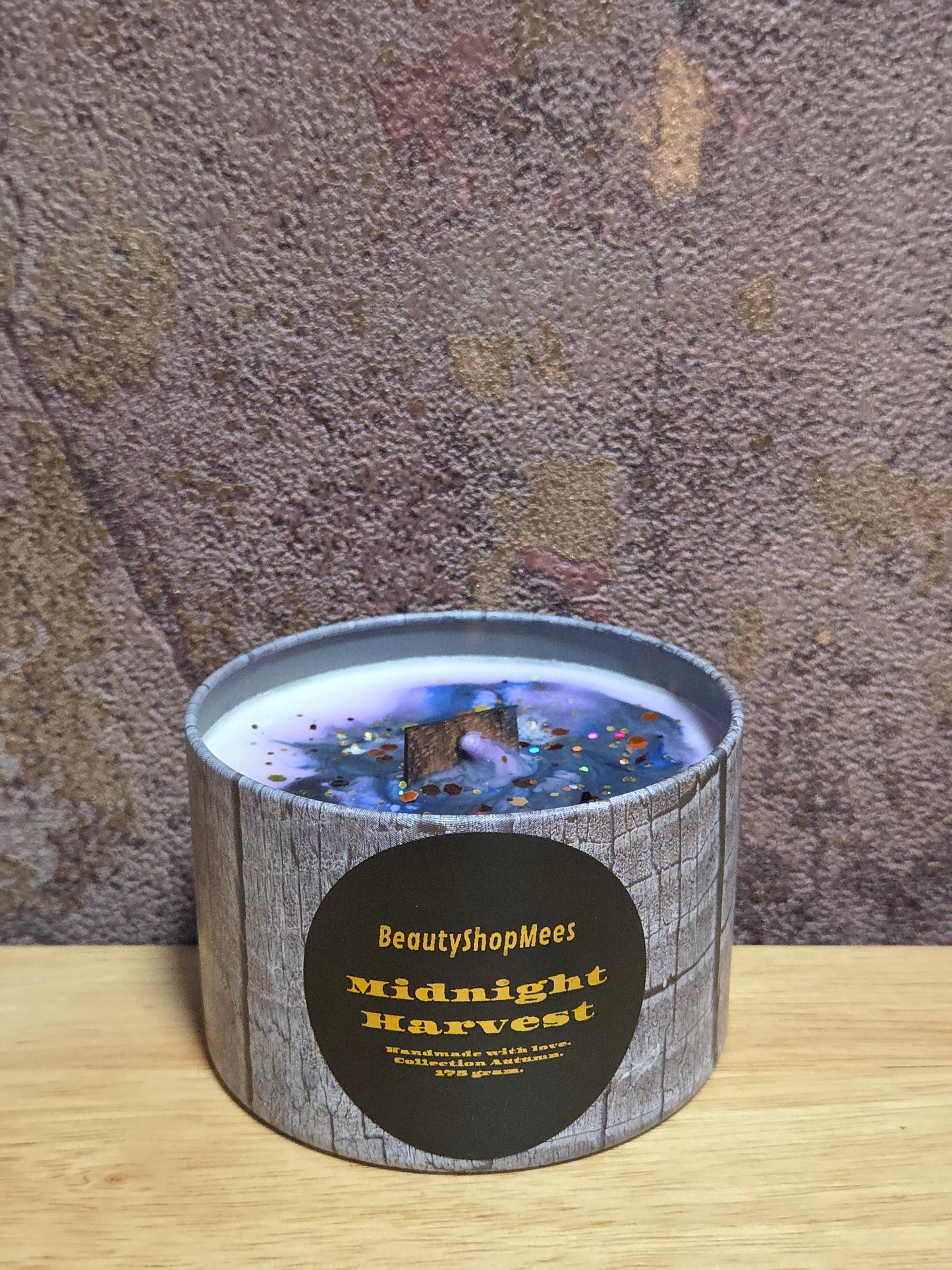 Midnight Harvest Gray Candle – Kentucky Bourbon, Mahonie & Houtachtig